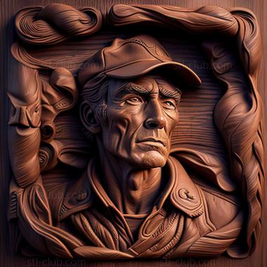 3D model John WMcCoy American artist (STL)
